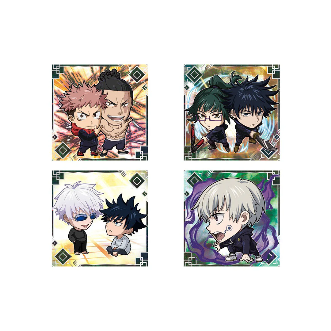 Jujutsu Kaisen - Gaufrette Jujutsu Kaisen + Sticker à collectionner - Magical Round Deformed Seal Wafer Vol.4 – Image 3