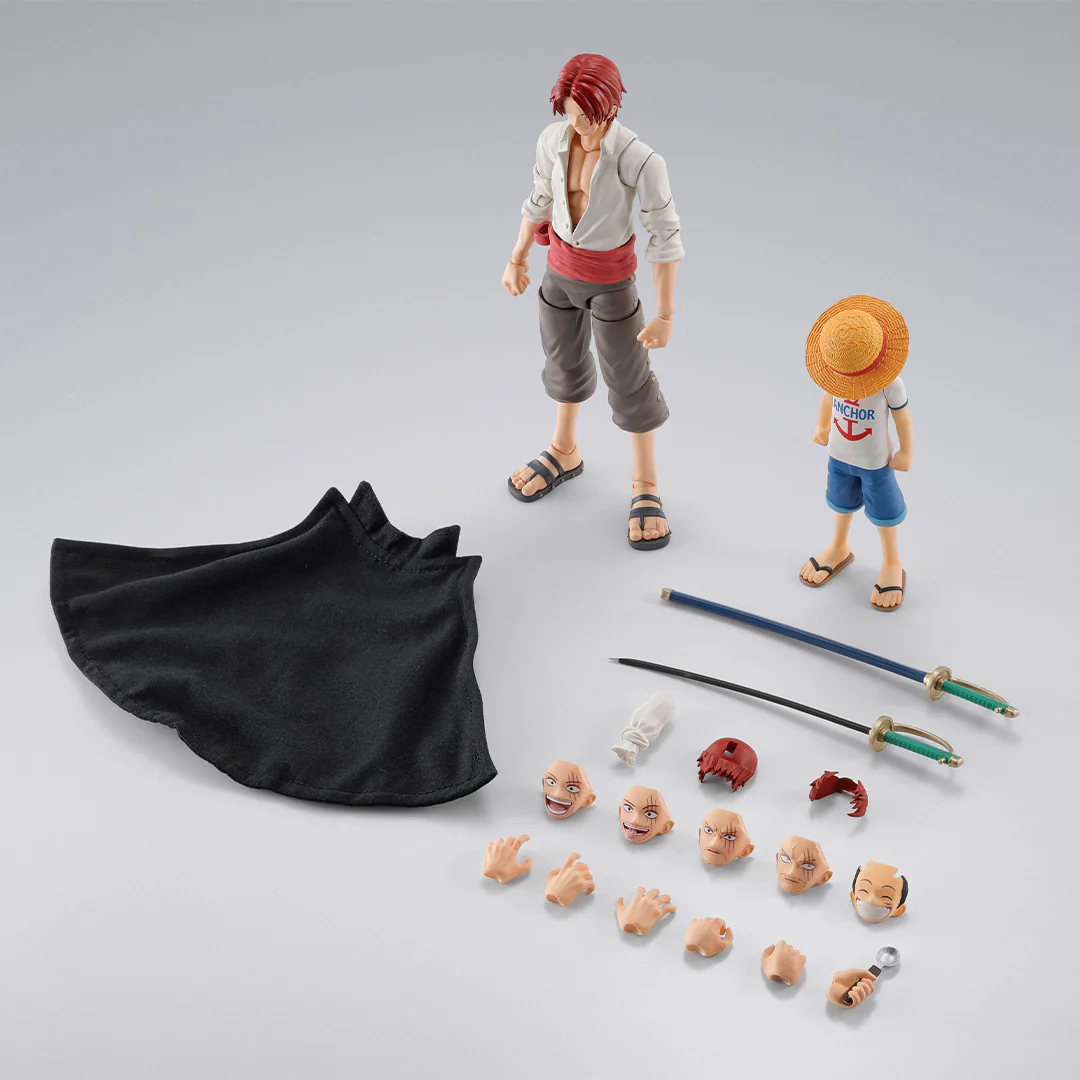 One Piece - Pack 2 figurines Shanks & Monkey D. Luffy - Childhood Ver. - SH Figuarts – Image 3
